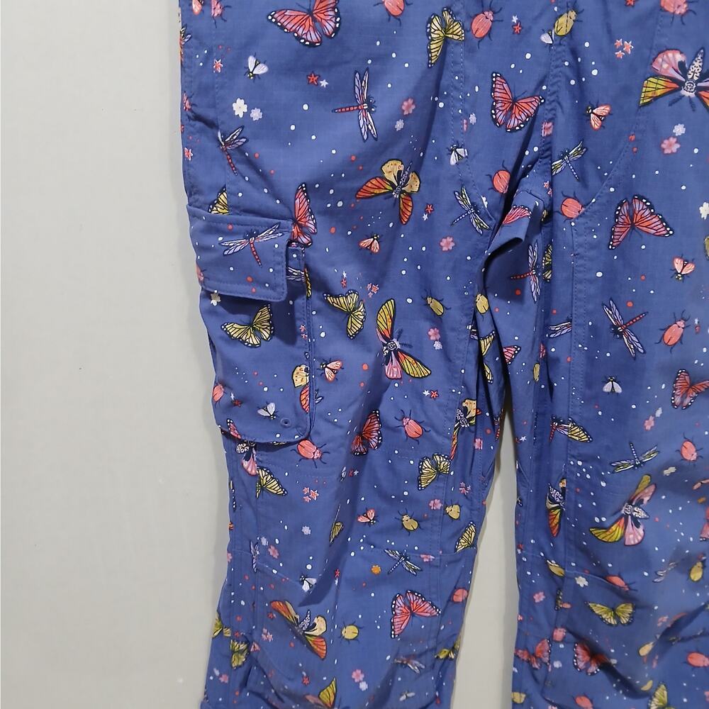 DULUTH TRADING Heirloom Gardening Bib Overalls Small 31 NWT Backyard Bugs - Picture 11 of 16